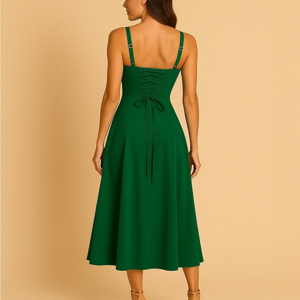 The Latest Scoop Heaven Sent Corset Sweetheart Dress L - Picture 3 of 7